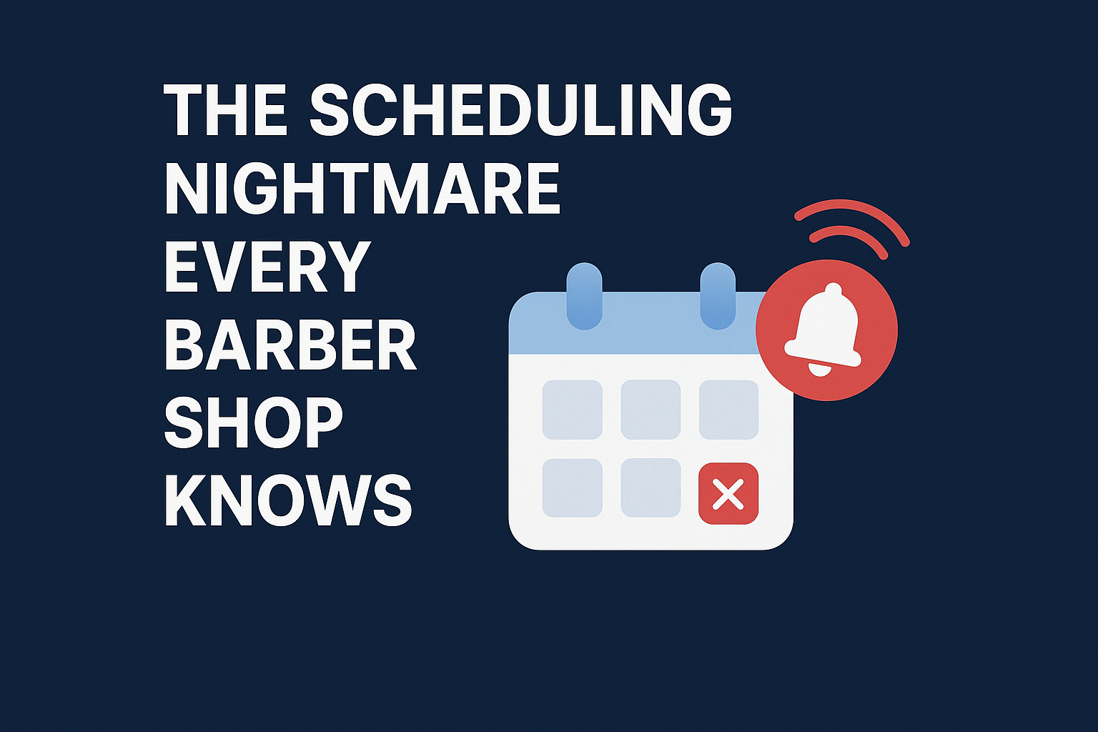 The Scheduling Nightmare Every Barber Shop Knows